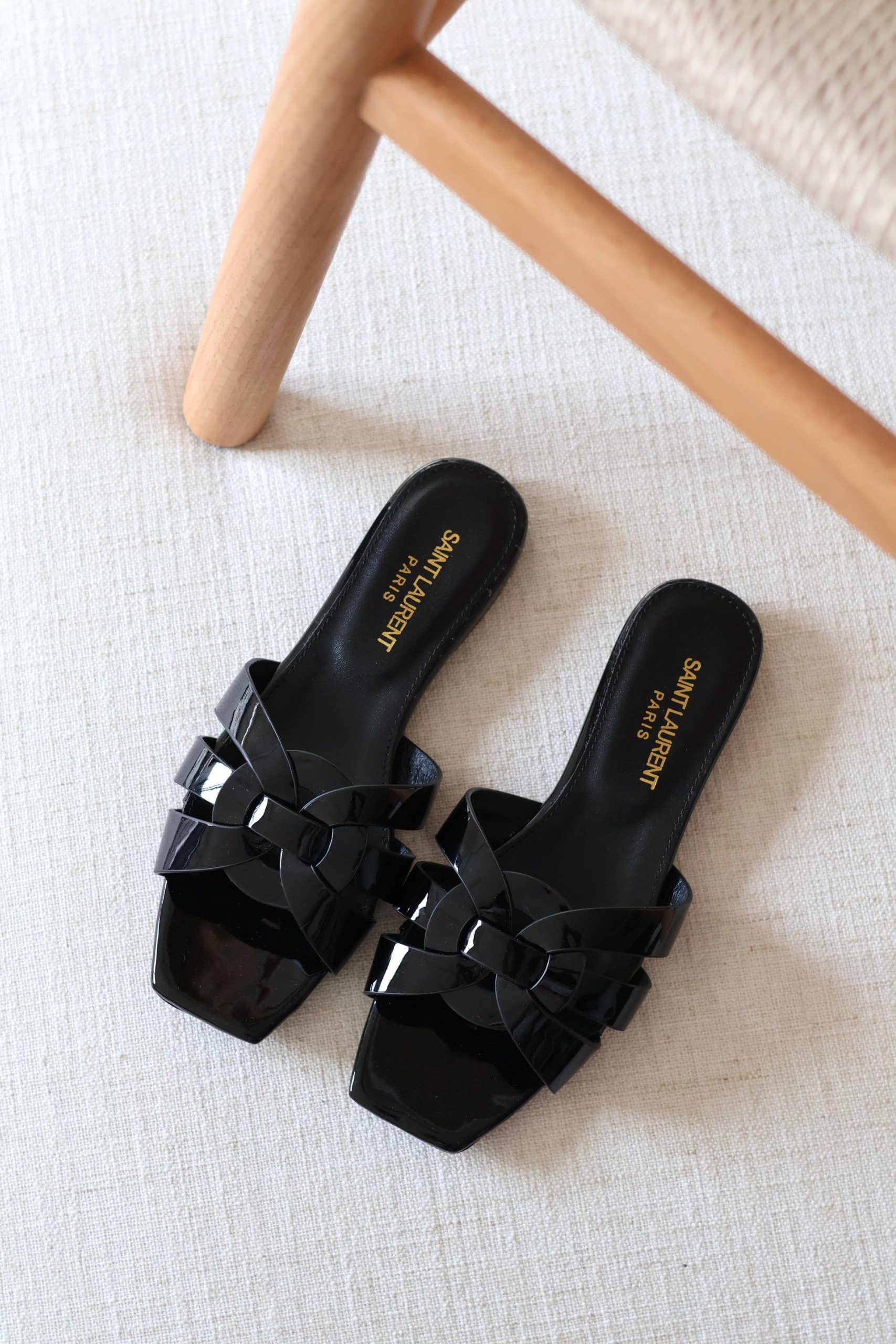 Saint Laurent Tribute flat sandals - Image 4