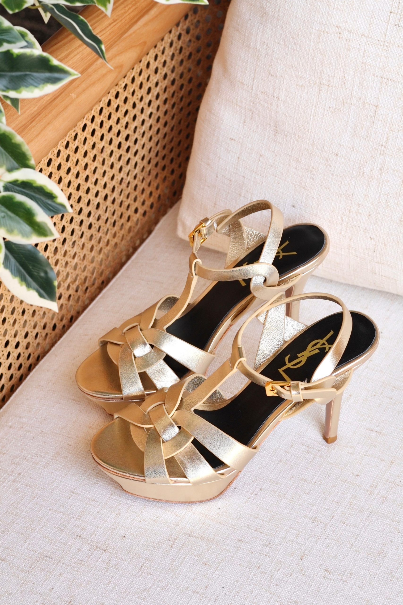 Saint Laurent Tribute Platform Sandals - Image 5