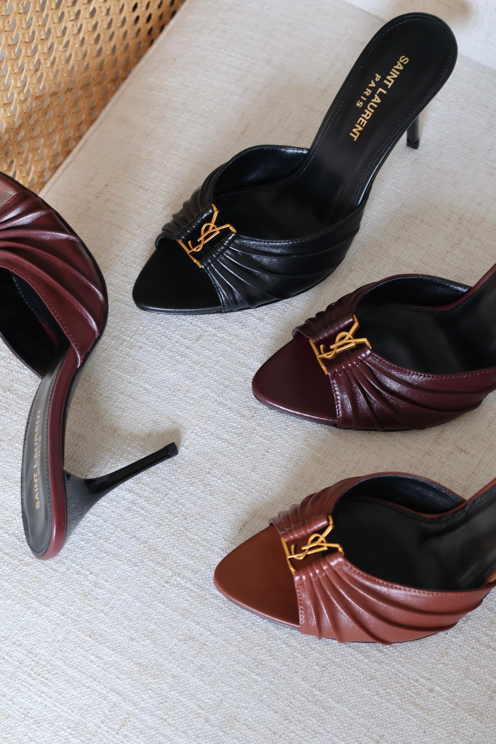 Saint Laurent Paris Cassandra Sandals - Image 6