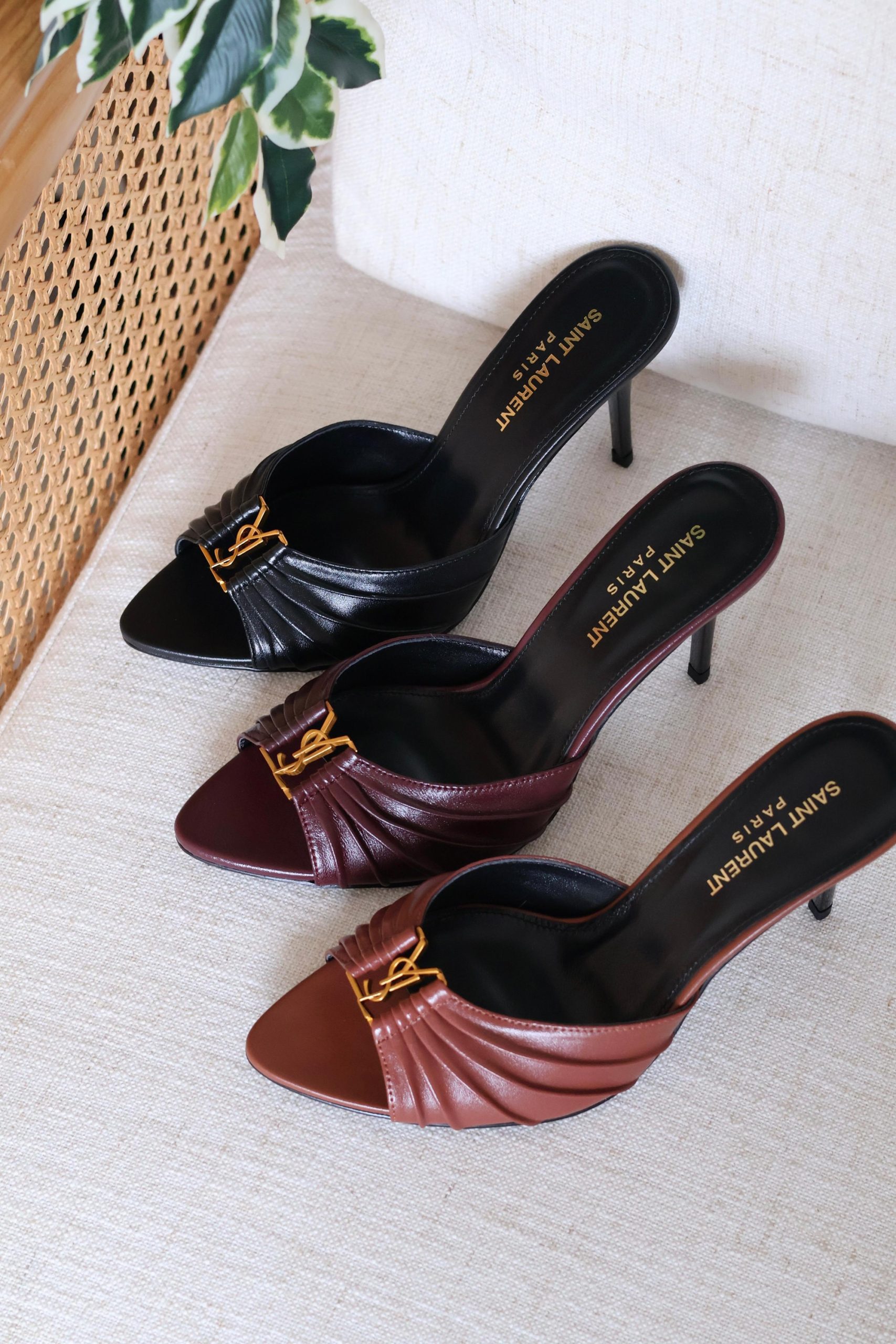 Saint Laurent Paris Cassandra Sandals - Image 7