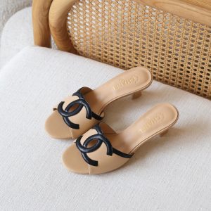 Chanel Lambskin Leather Mules