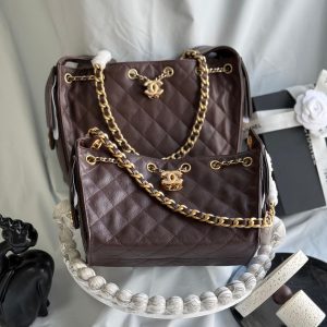 Chanel 25 Hobo Bag Crafted Grained Calfskin