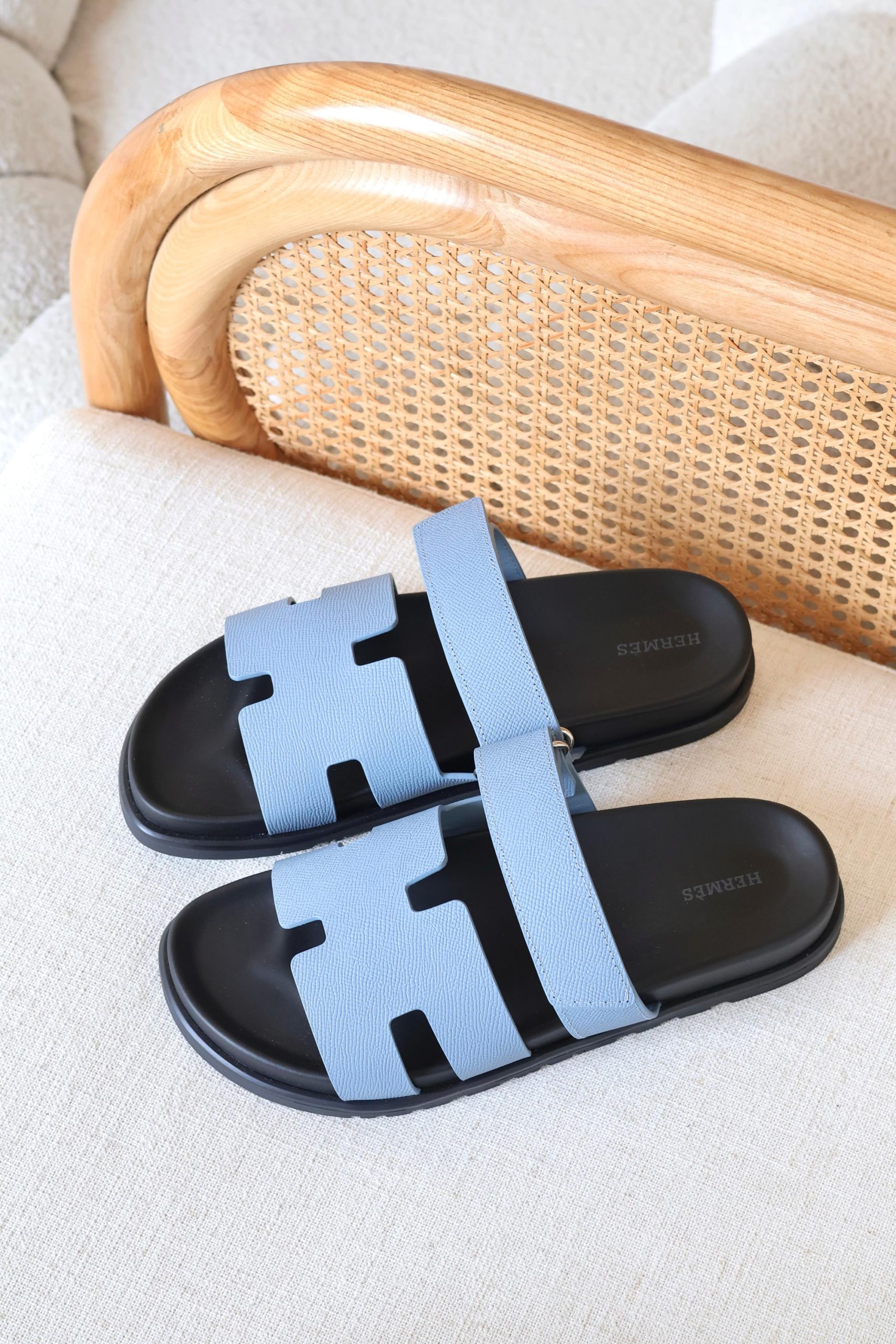 Hermès Chypre Sandals Cut-Out Design And An Adjustable Strap - Image 2