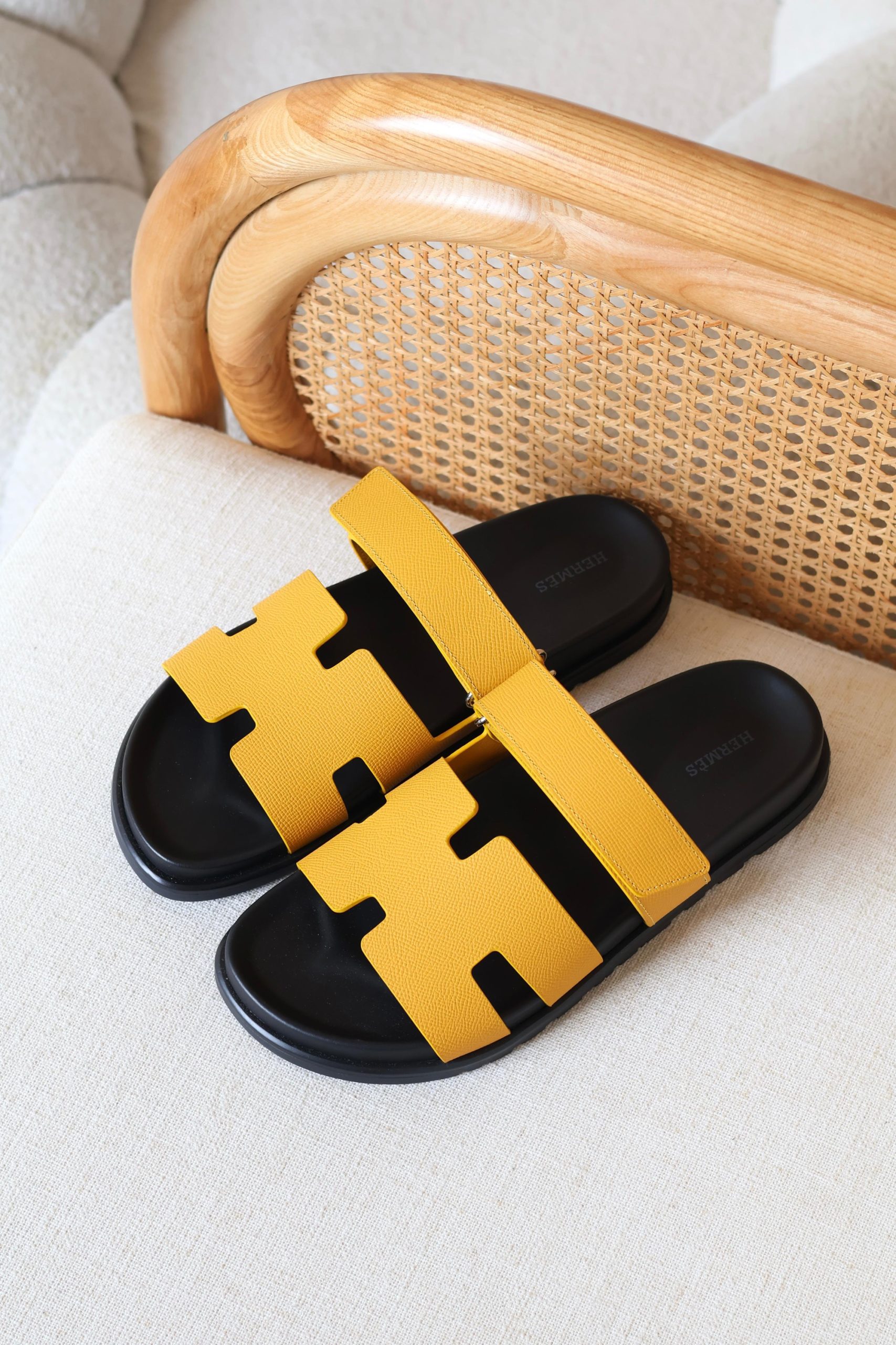 Hermès Chypre Sandals Cut-Out Design And An Adjustable Strap - Image 12