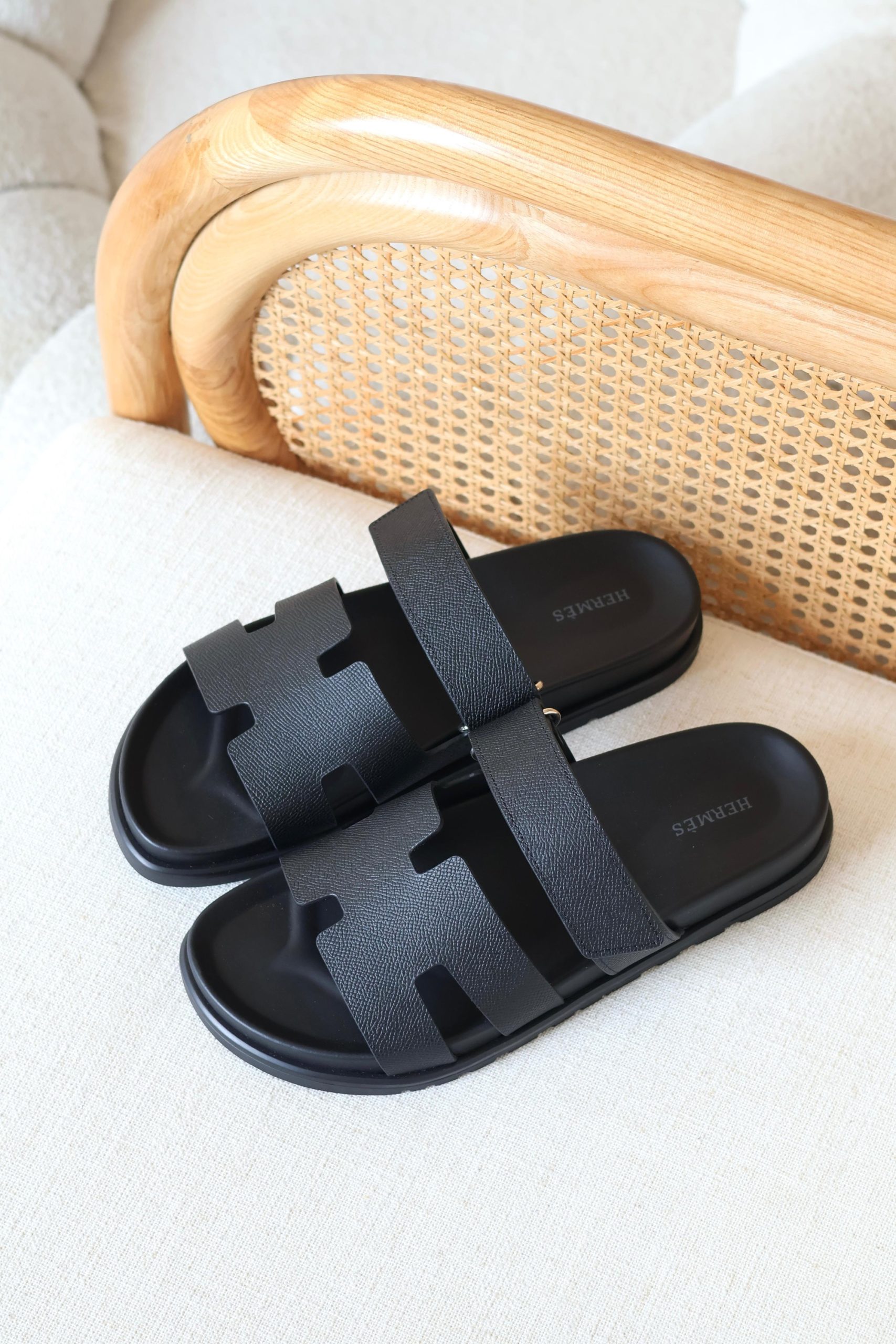 Hermès Chypre Sandals Cut-Out Design And An Adjustable Strap - Image 11