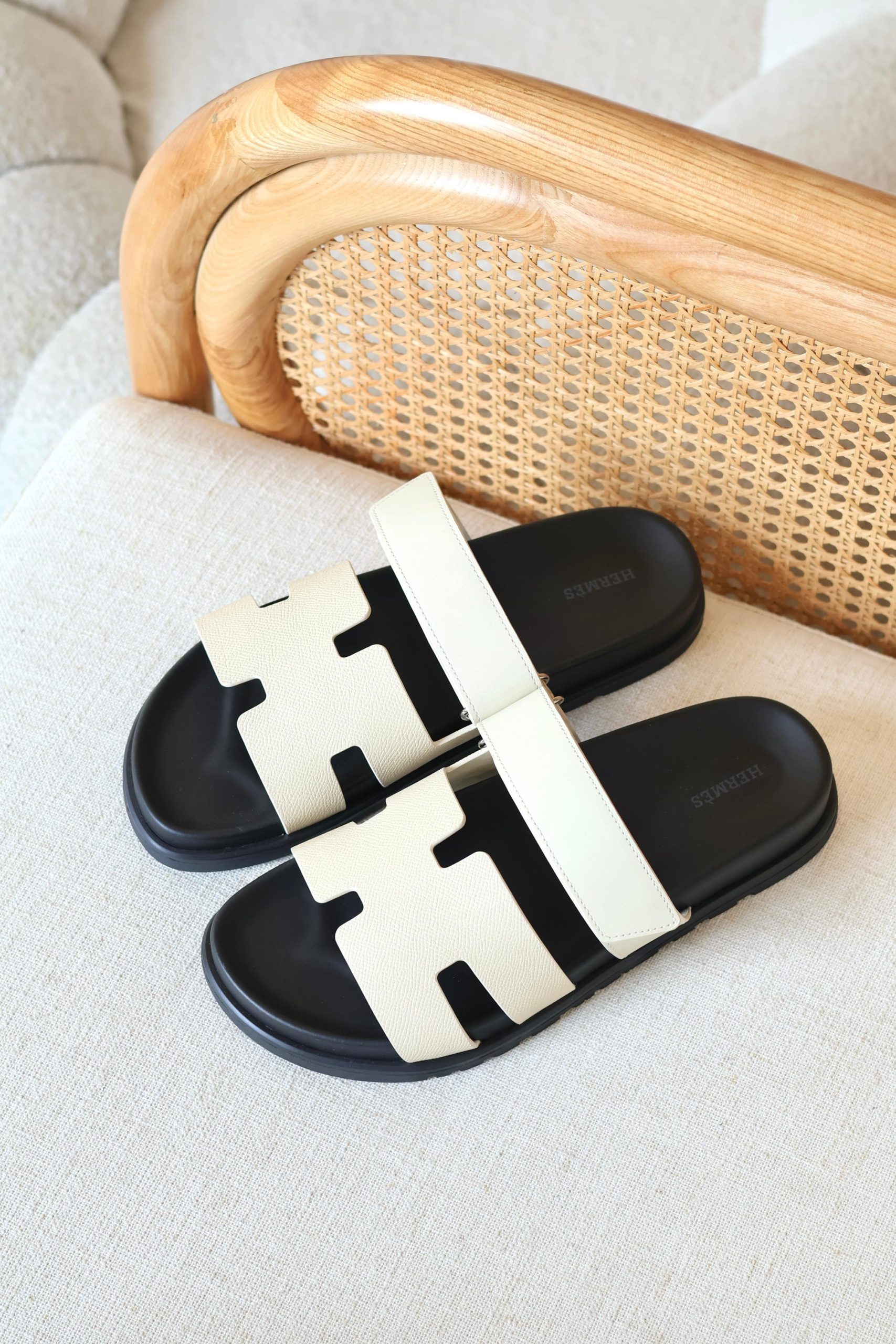 Hermès Chypre Sandals Cut-Out Design And An Adjustable Strap - Image 13