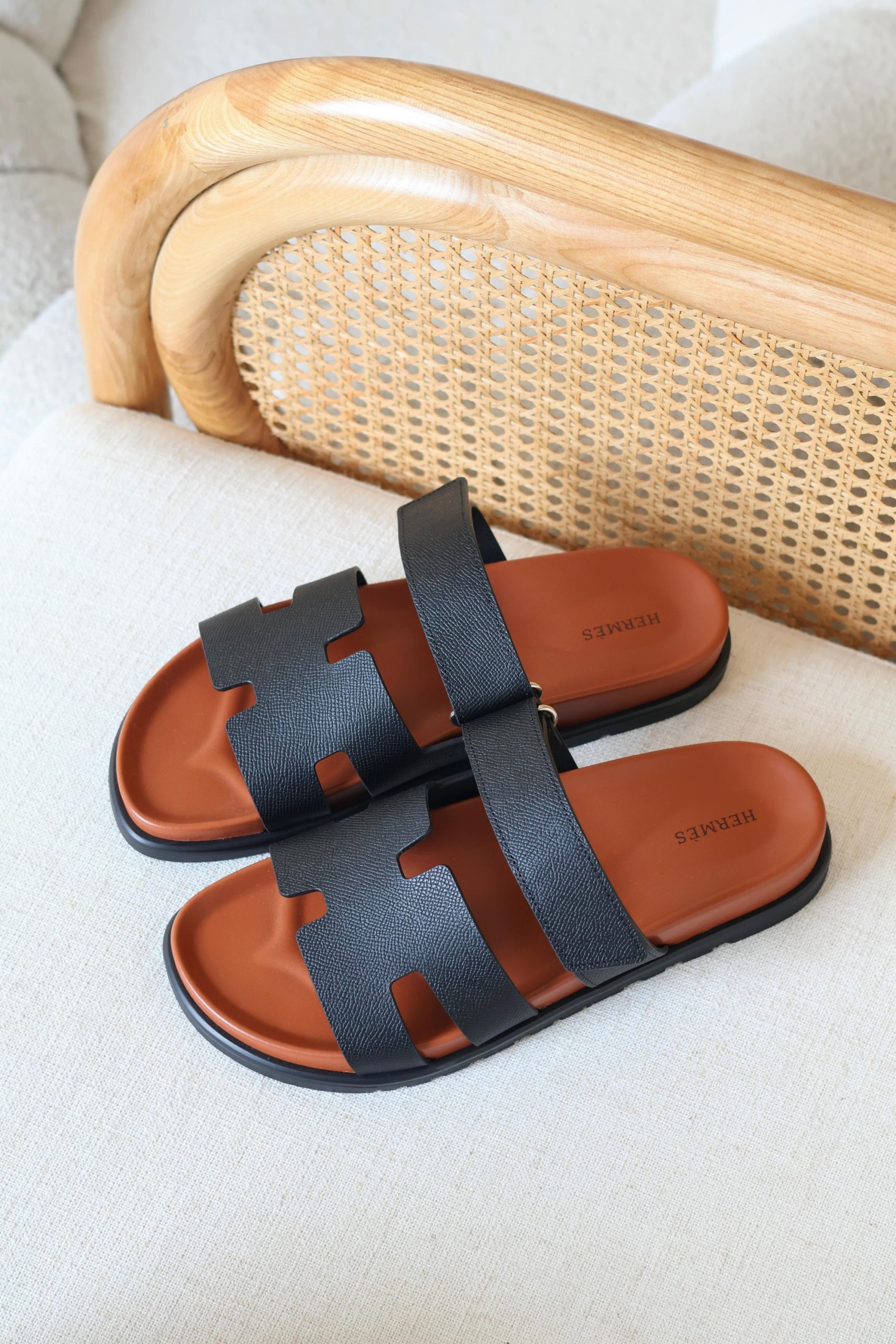 Hermès Chypre Sandals Cut-Out Design And An Adjustable Strap - Image 6