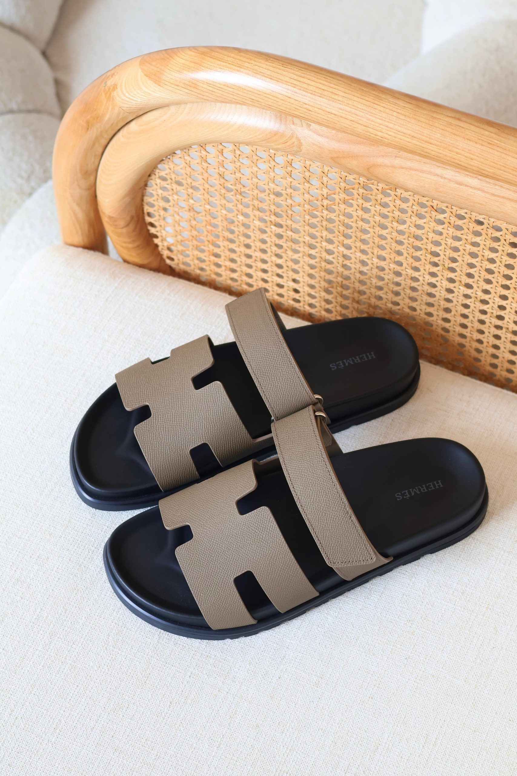 Hermès Chypre Sandals Cut-Out Design And An Adjustable Strap - Image 8