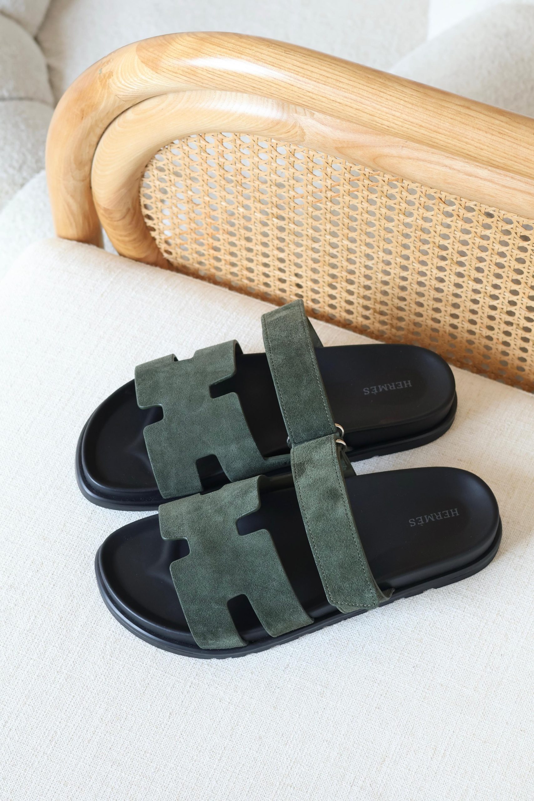 Hermès Chypre Sandals Cut-Out Design And An Adjustable Strap - Image 3