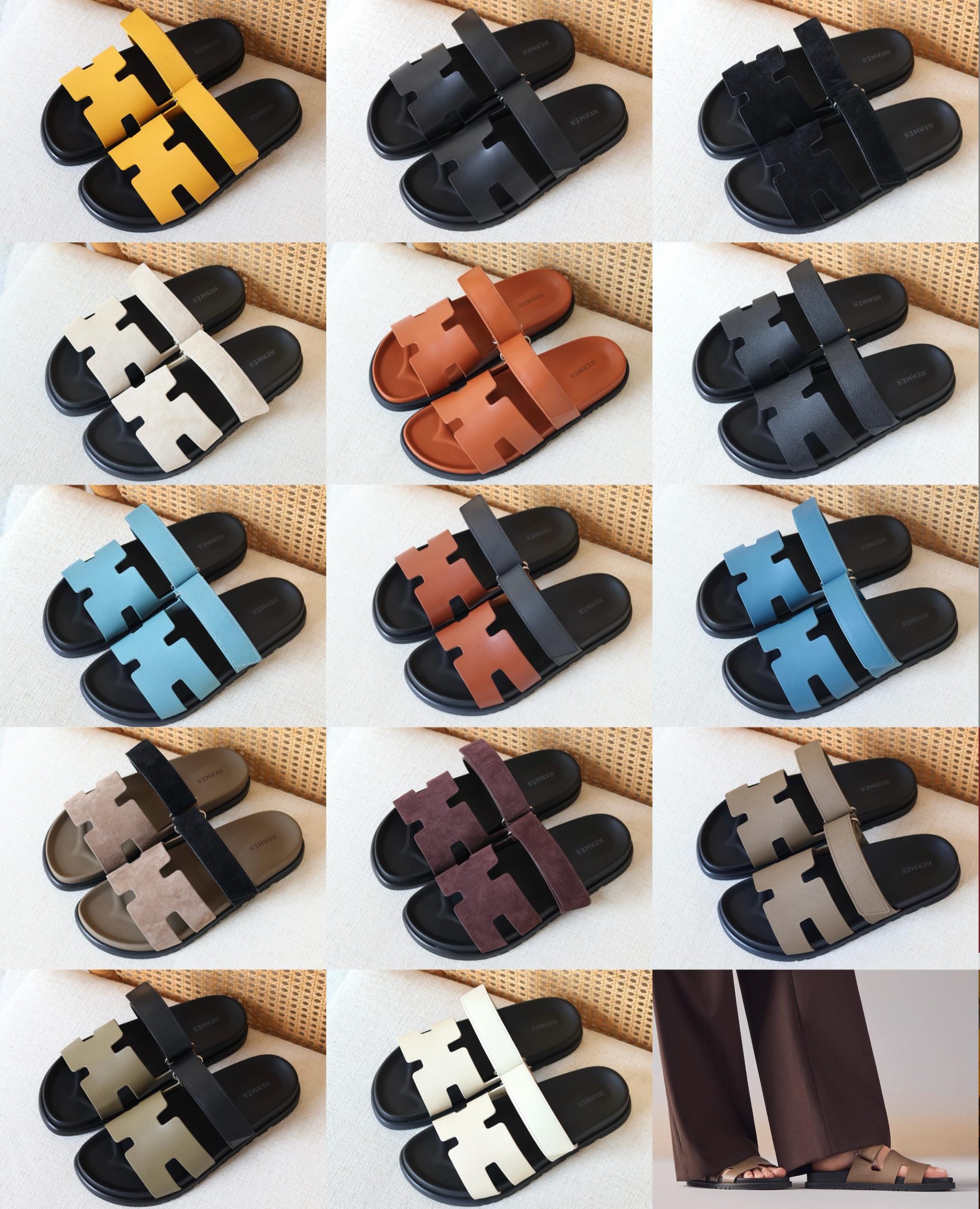 Hermès Chypre Sandals Cut-Out Design And An Adjustable Strap - Image 15