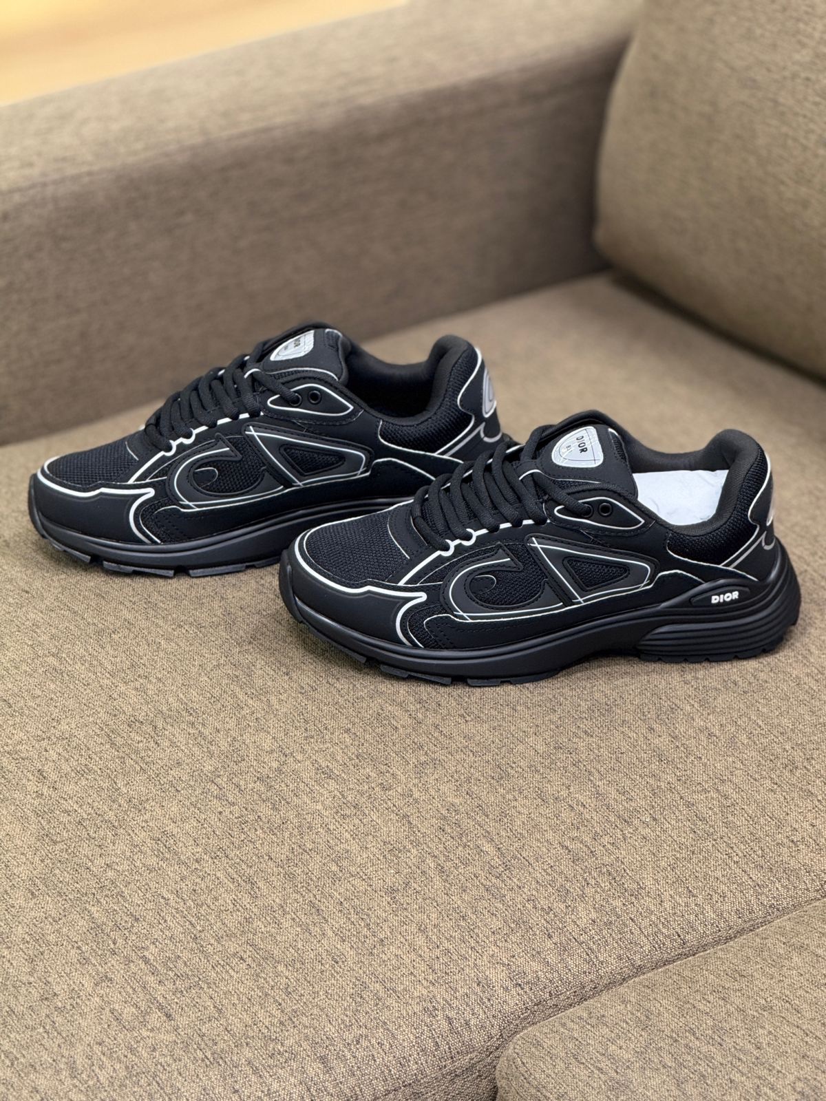 Dior B30 Sneakers In A Black Colorway