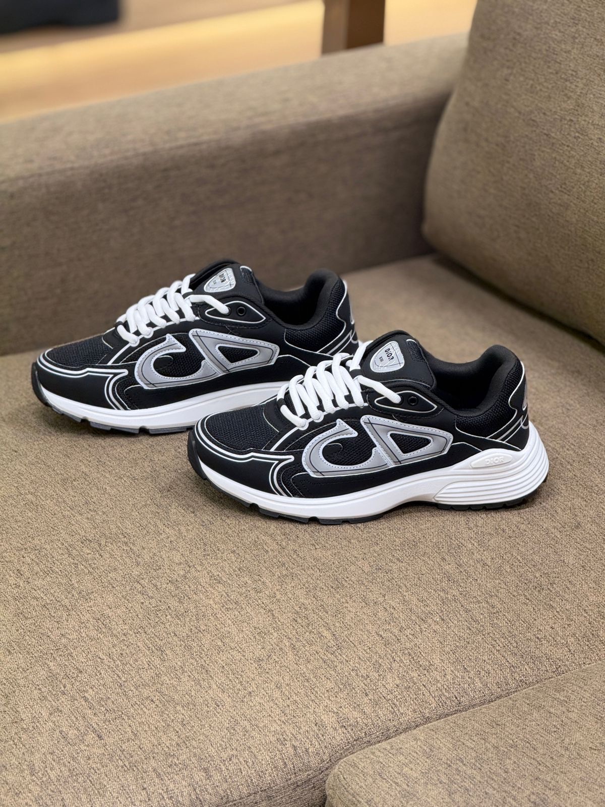 Dior B30 Sneakers In A Black Colorway - Image 2