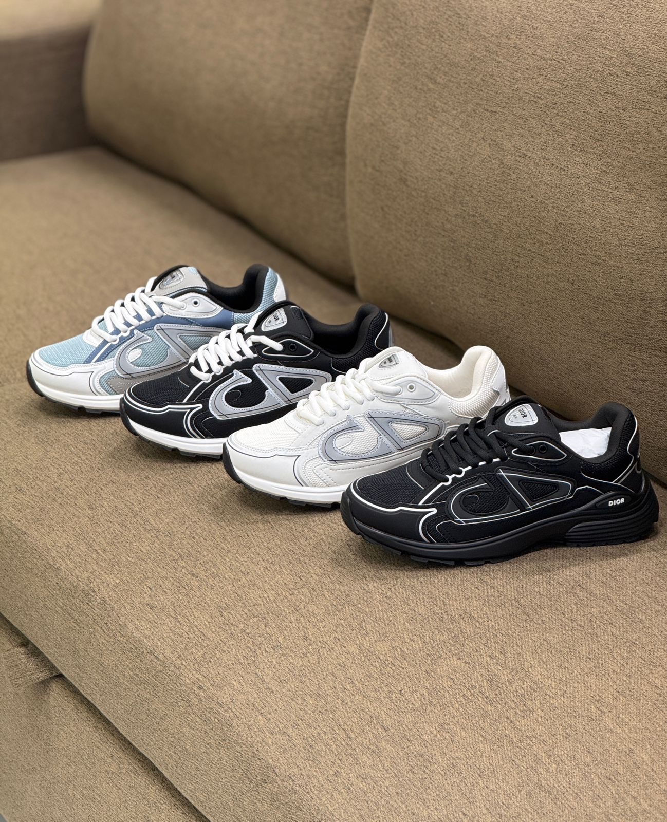 Dior B30 Sneakers In A Black Colorway - Image 5