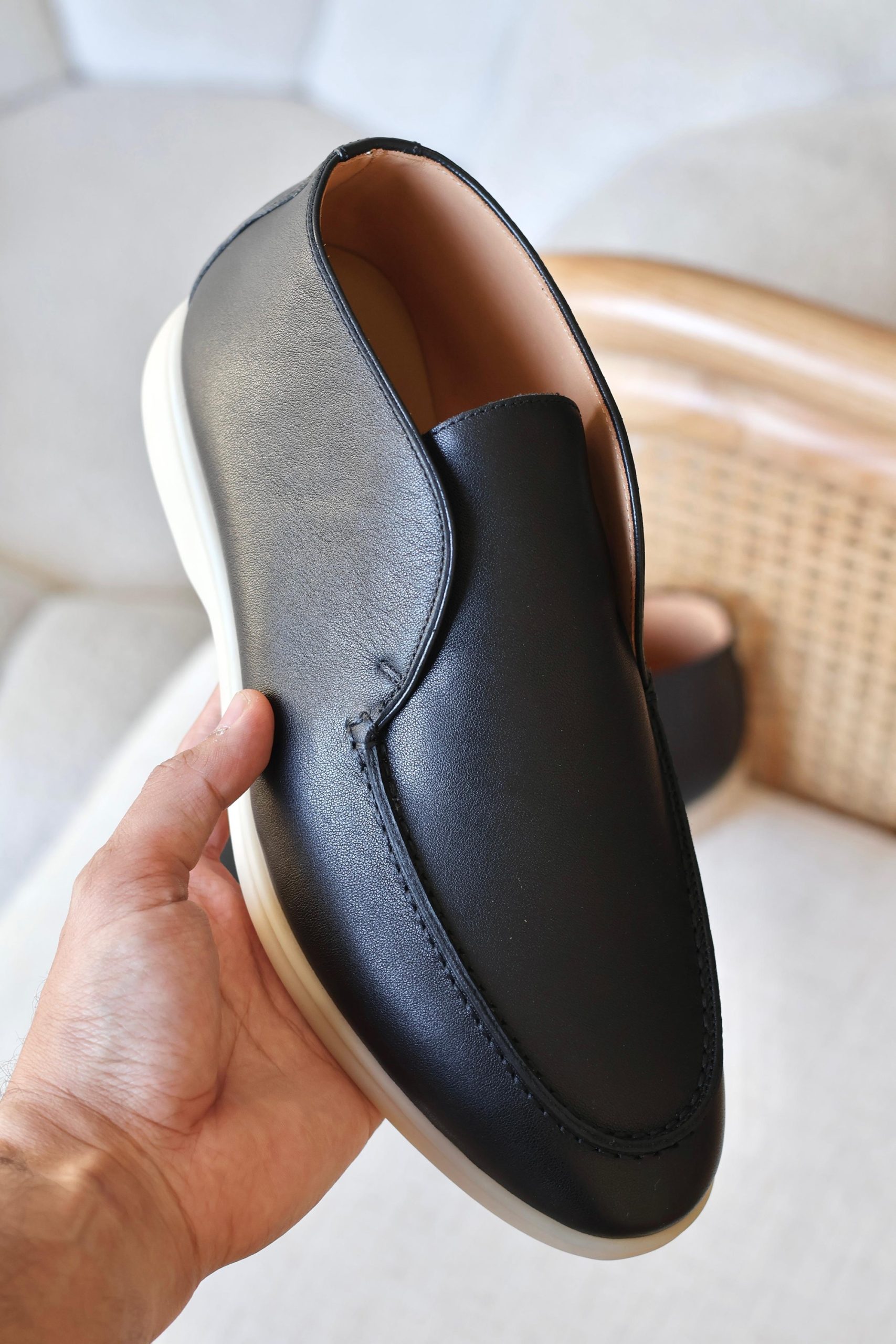 Loro Piana Open Walk Suede Boots Rubber Sole - Image 14