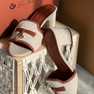 Loro Piana Summer Charms Heeled Sandals