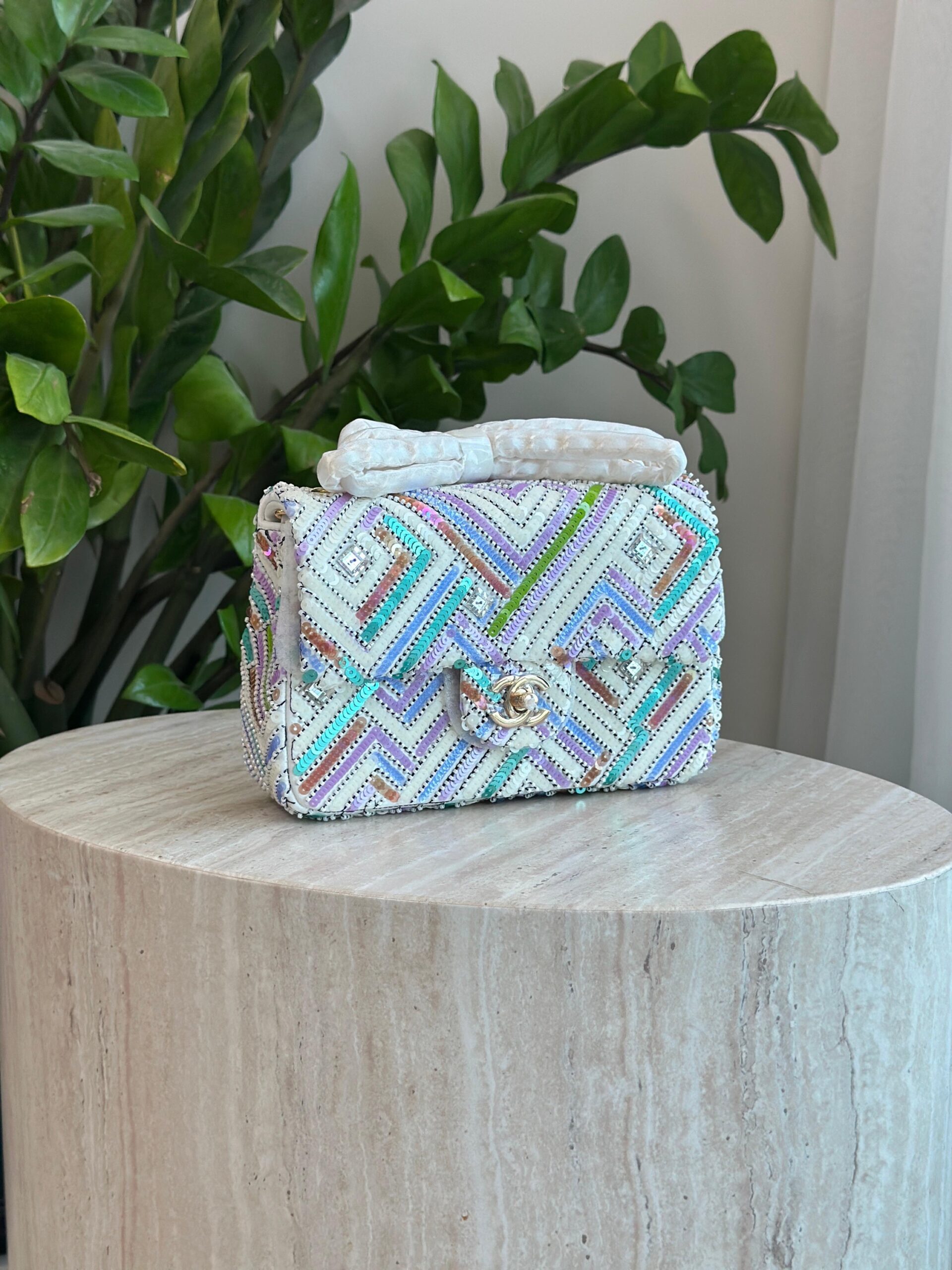 Chanel bag Chevron Pattern - Image 2