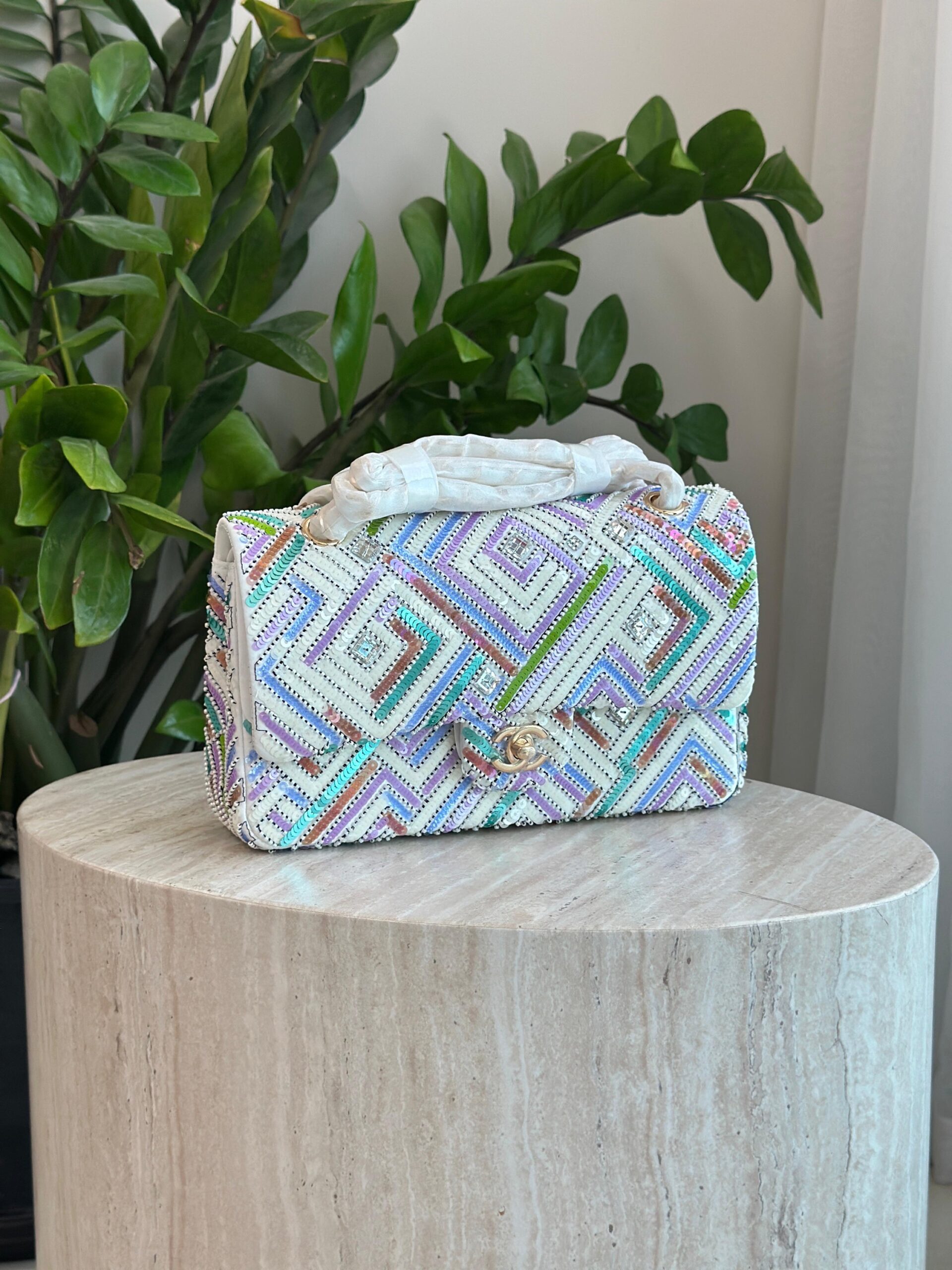Chanel bag Chevron Pattern