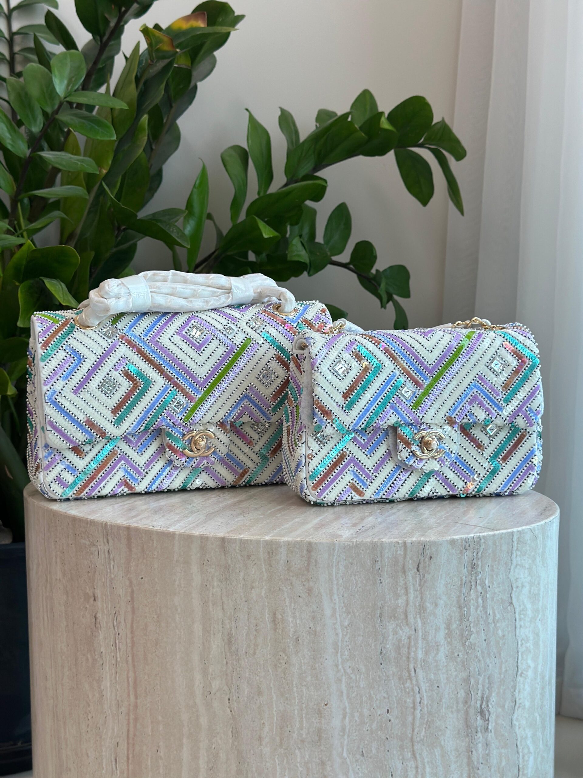 Chanel bag Chevron Pattern - Image 4