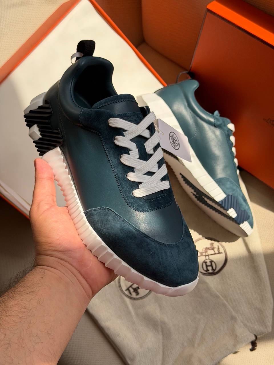 Hermès Bouncing Sneakers For Men - Image 10