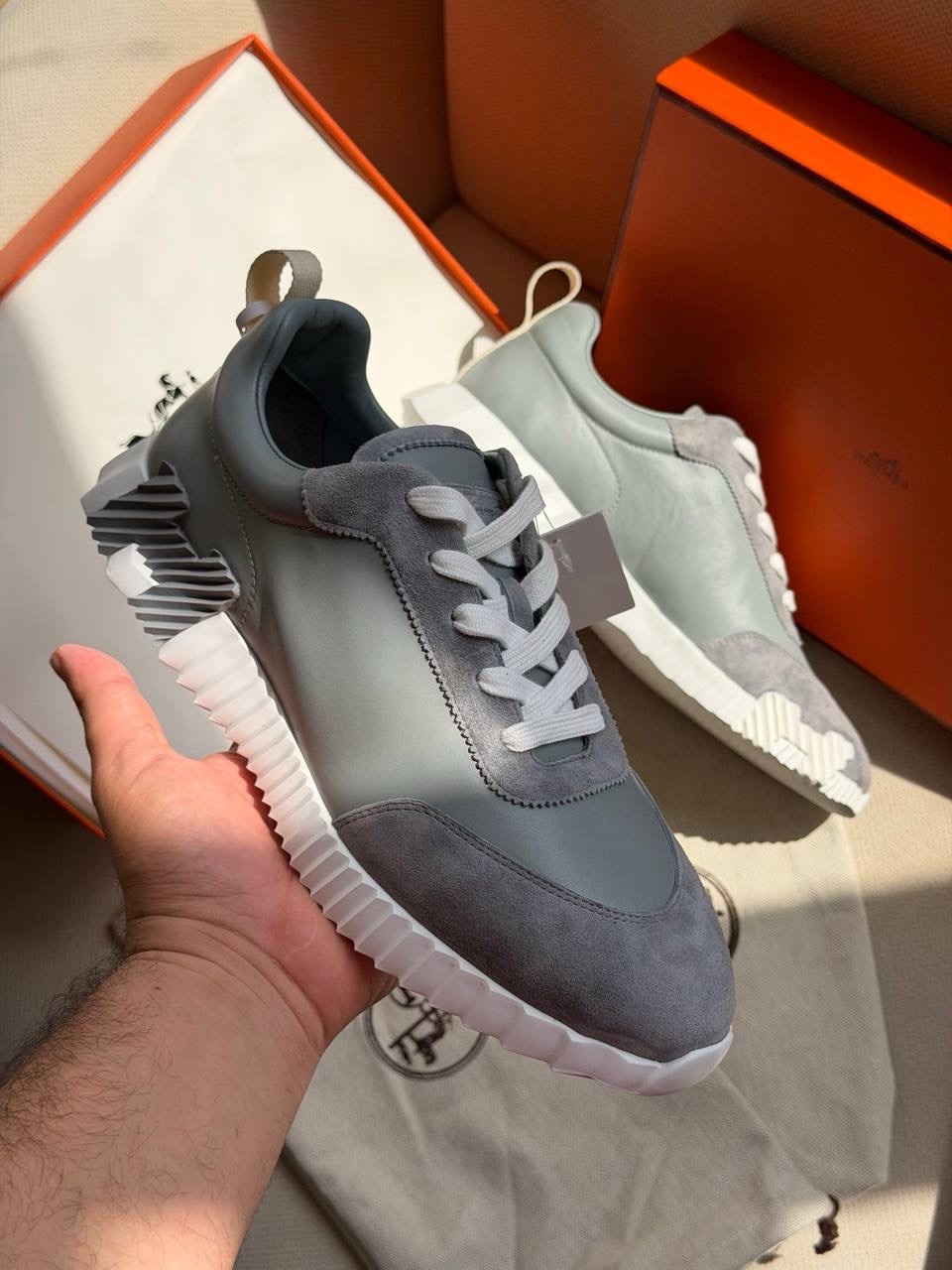 Hermès Bouncing Sneakers For Men - Image 8