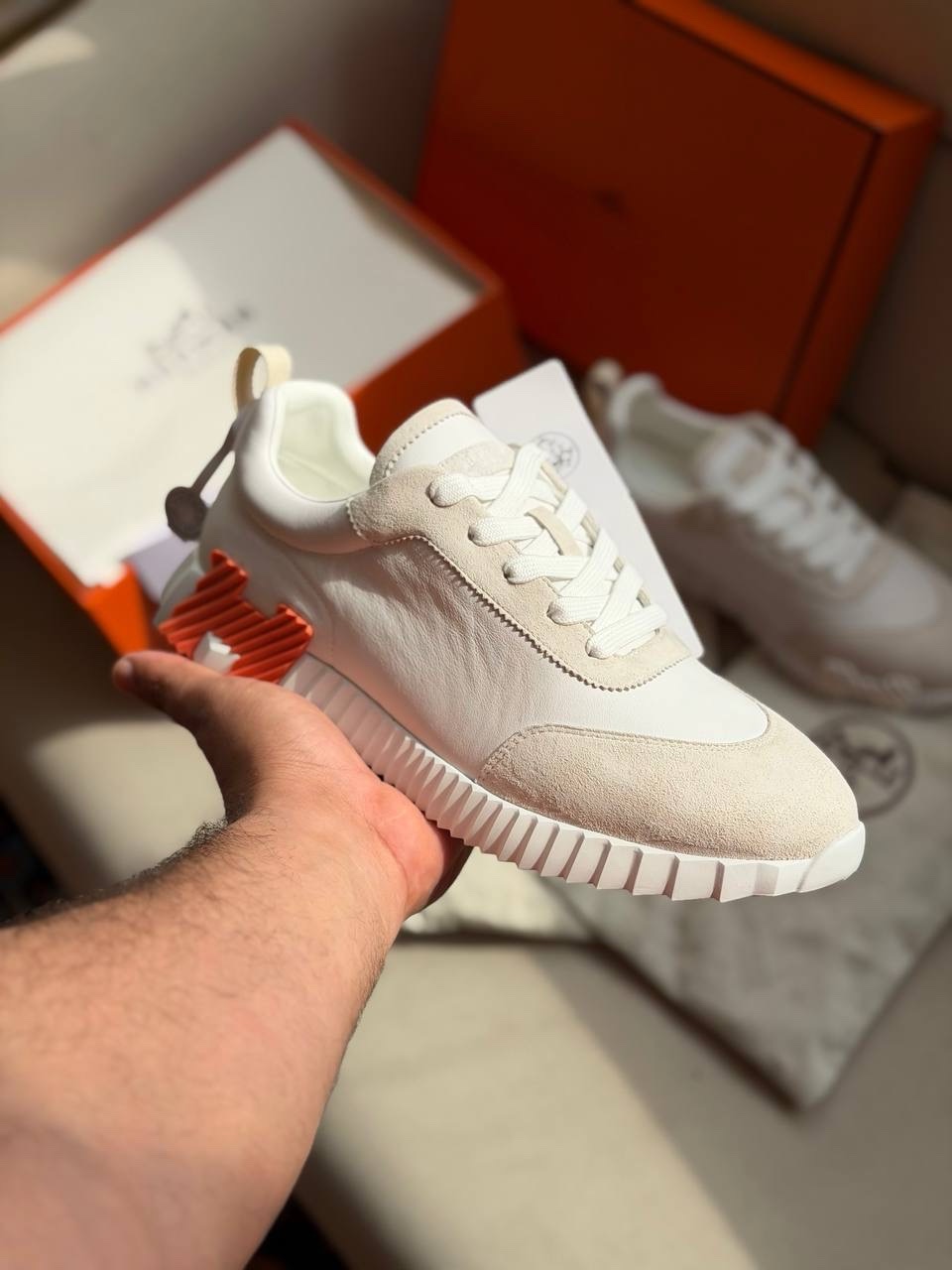 Hermès Bouncing Sneakers For Men - Image 6