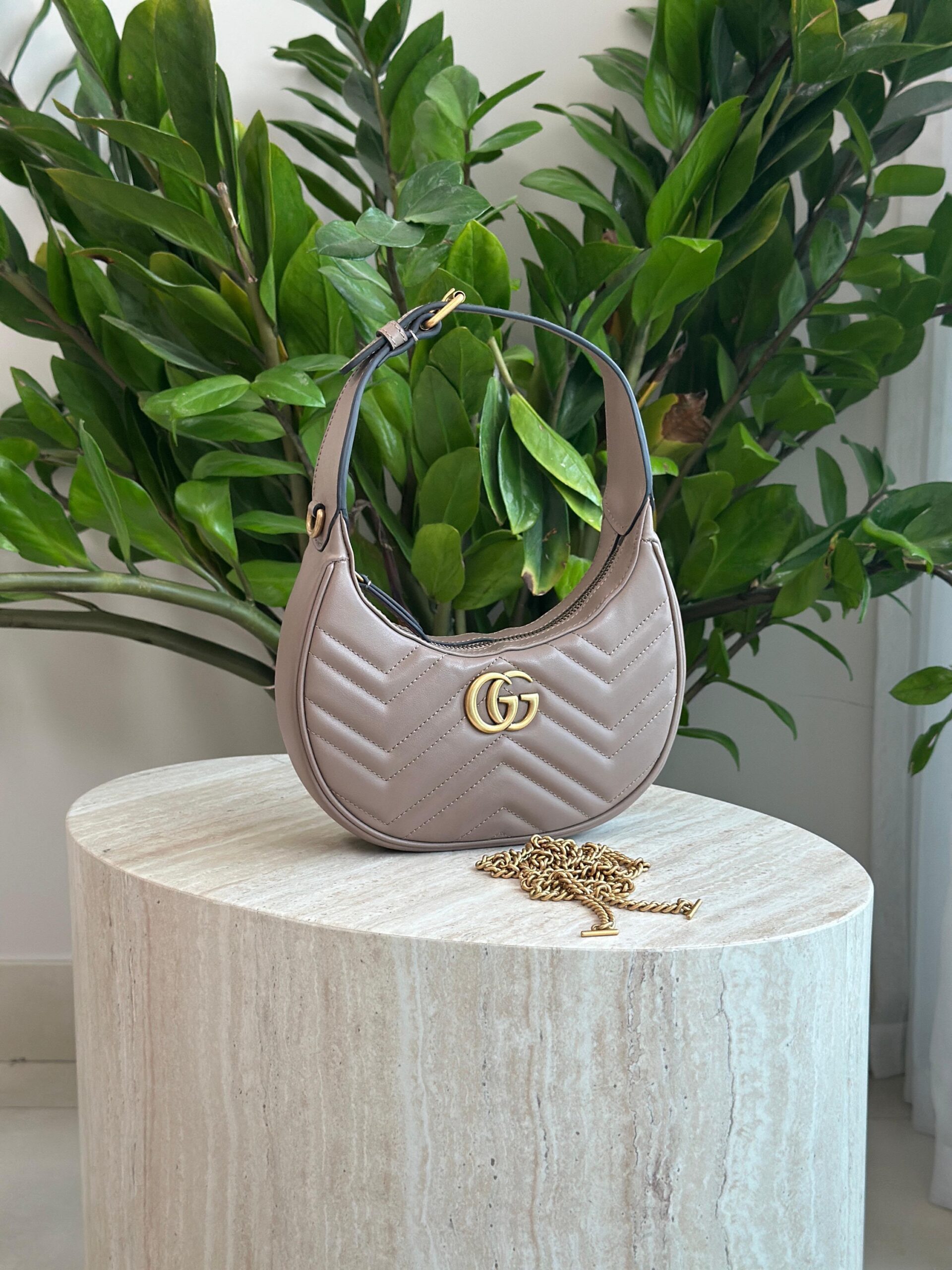 Gucci GG Marmont Half Moon Bag
