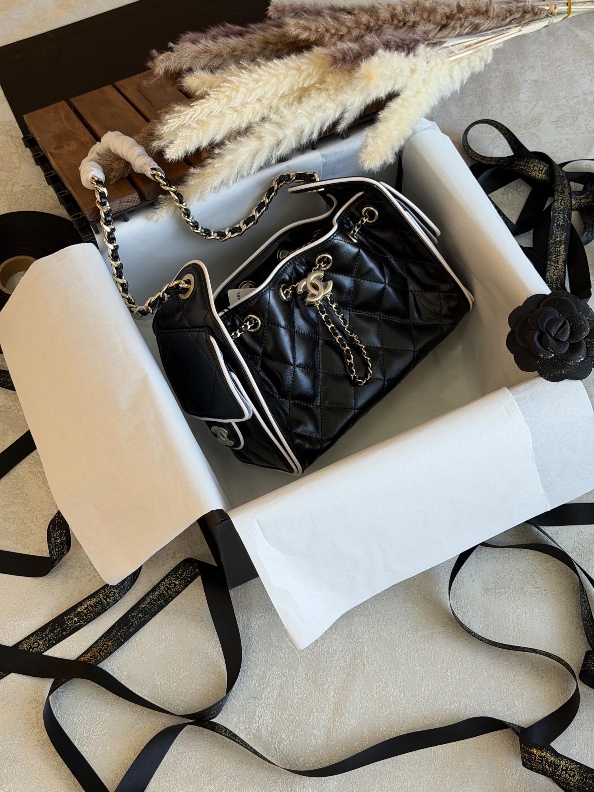Chanel 25 Mini HandBag Suede Calfskin And Features Gold Metal Hardware - Image 21