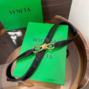 Bottega Veneta Knot Belt Intrecciato Leather