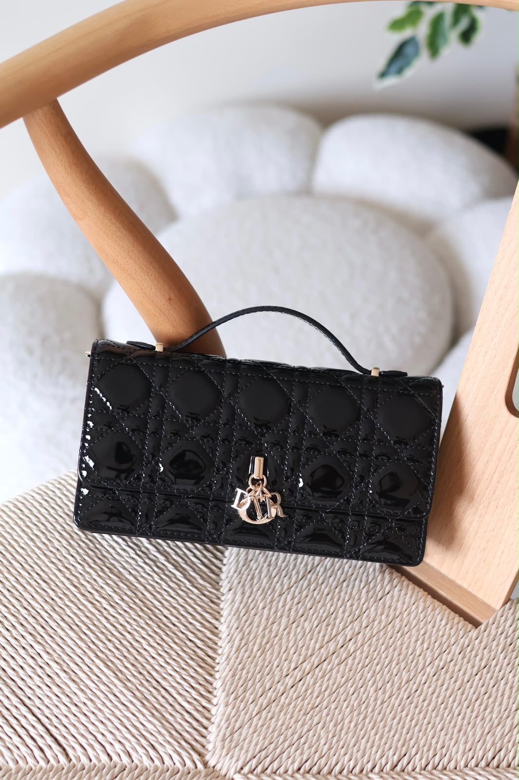 Dior My Dior Mini Bag Cannage Stitching And Silver-Finish D.I.O.R. charms - Image 5
