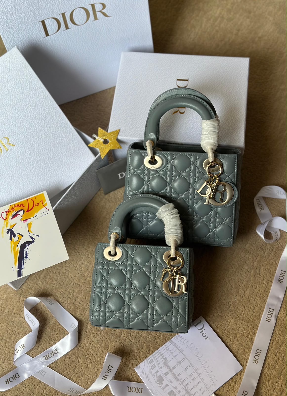 Christian Dior Lady Dior Bag - Image 3