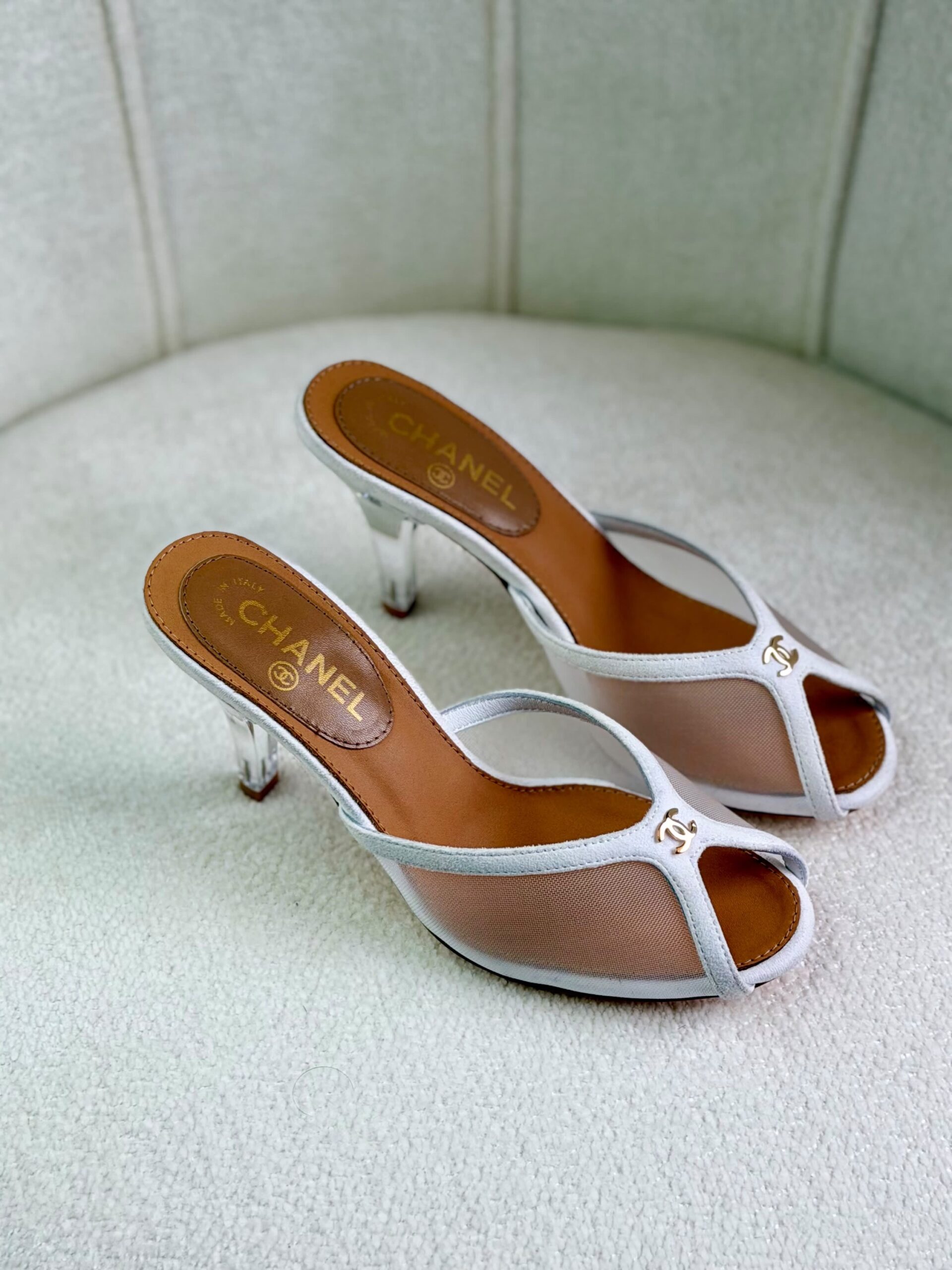 Chanel Mesh Mules - Image 4