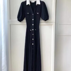 Sandro Red knitted Maxi Dress