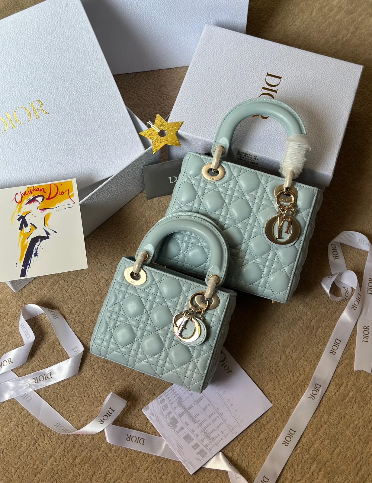 Christian Dior Lady Dior Bag - Image 4
