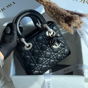 Dior Lady Dior Handbag Cannage Stitching