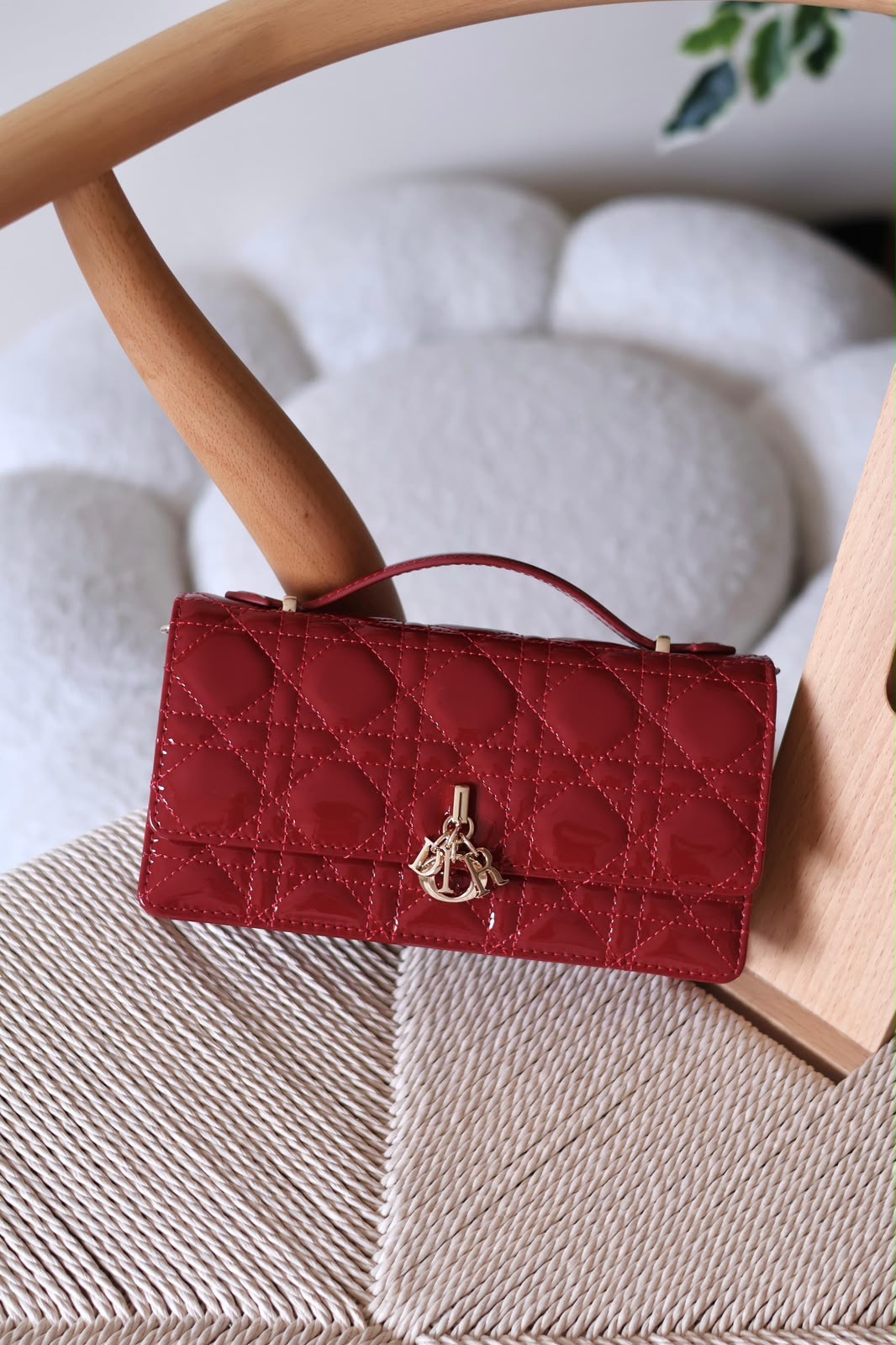 Dior My Dior Mini Bag Cannage Stitching And Silver-Finish D.I.O.R. charms - Image 11