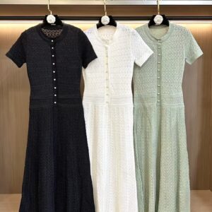 Sandro Open-Knit Maxi Dress