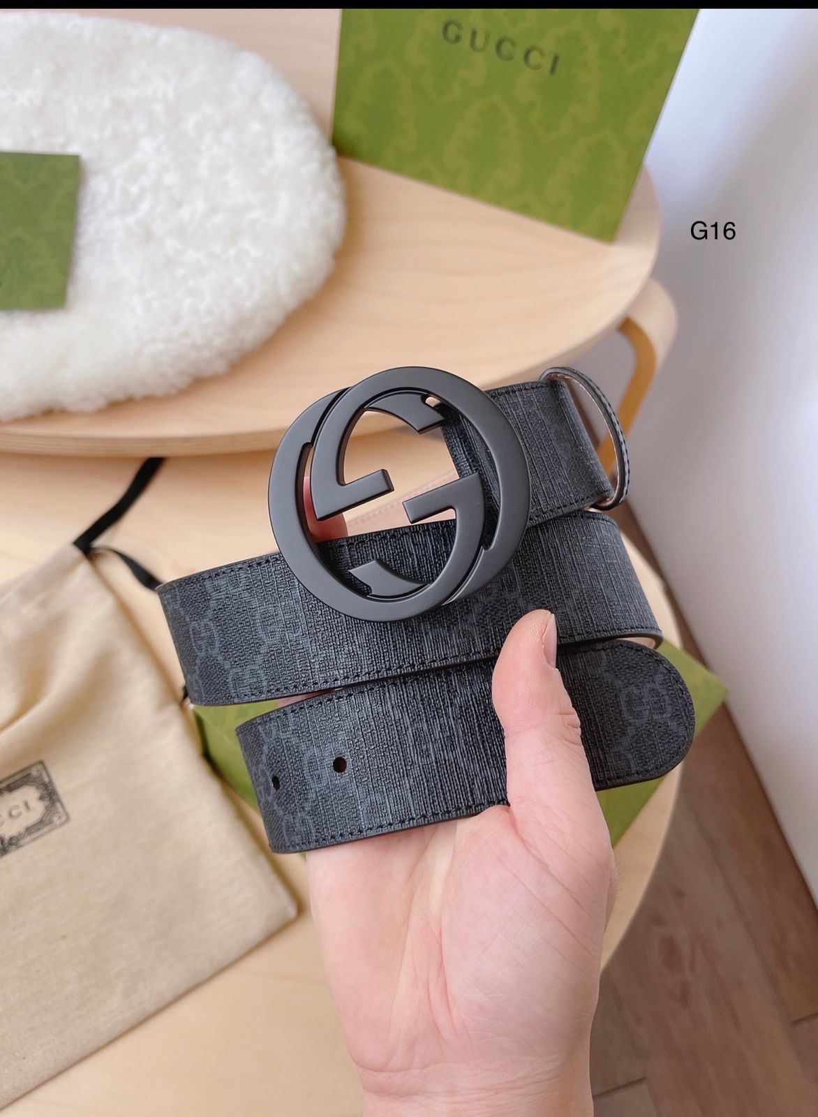 Gucci GG Supreme Canvas Belt - Image 5
