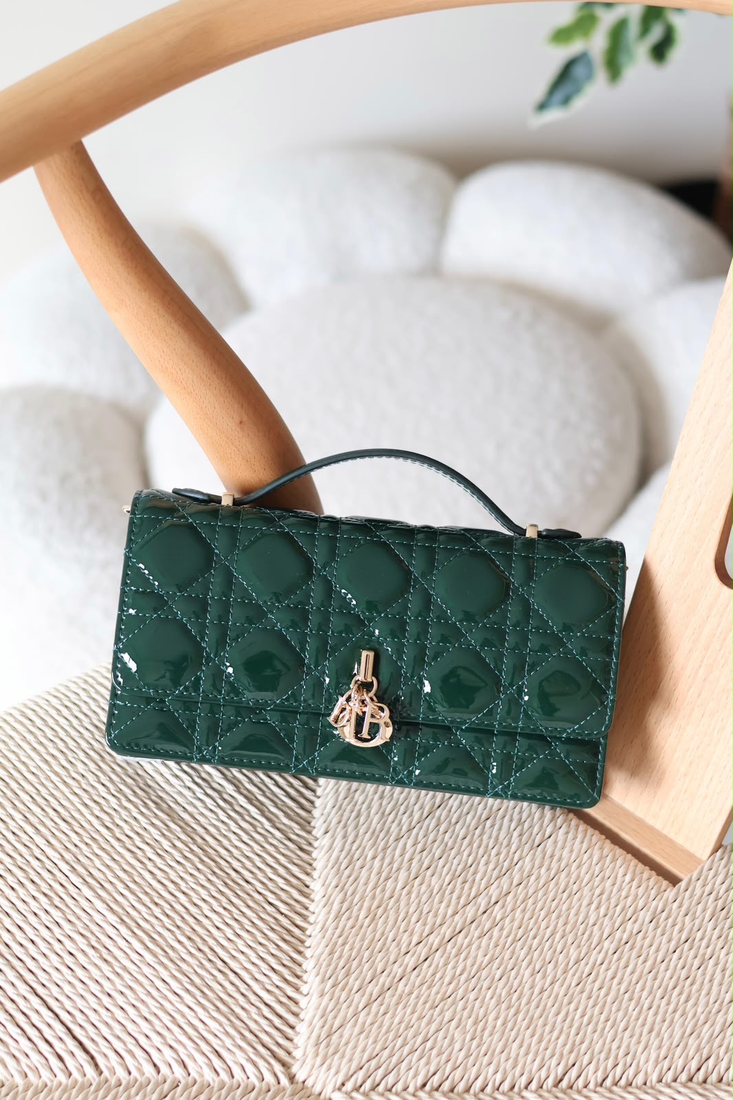 Dior My Dior Mini Bag Cannage Stitching And Silver-Finish D.I.O.R. charms - Image 14