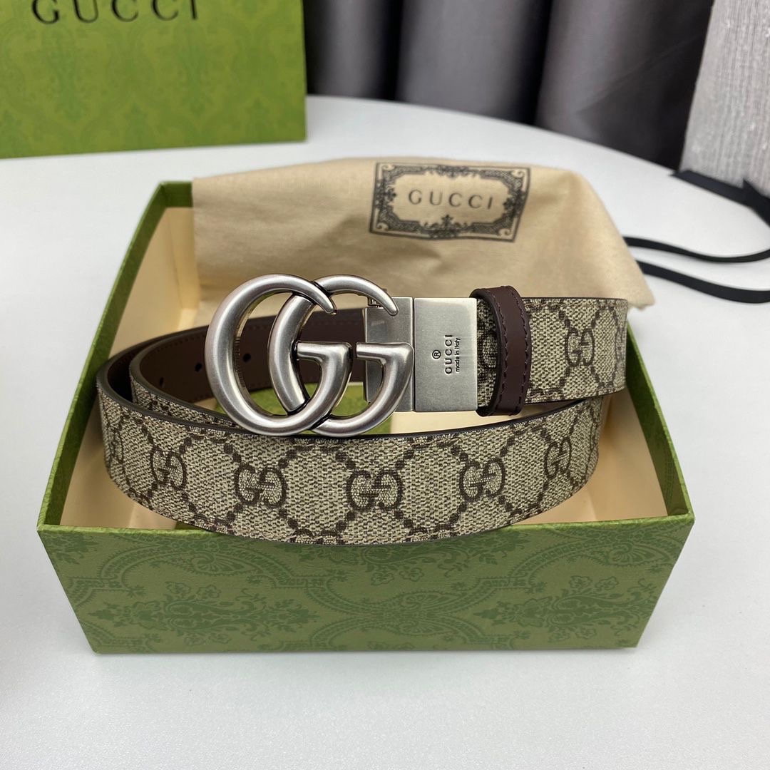 Gucci GG Marmont Reversible Belt - Image 3