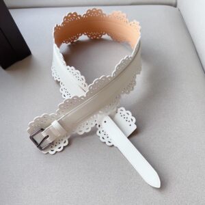 Alaïa Laser-Cut Leather Waist Belts