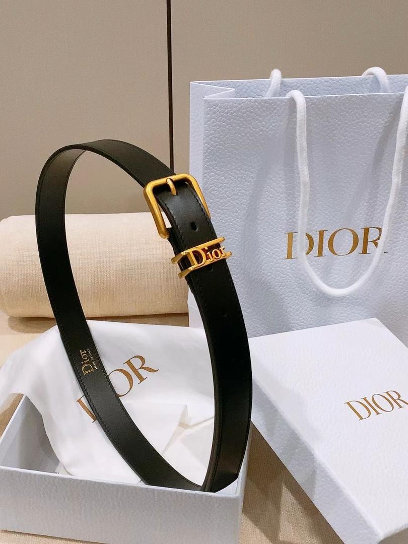 Dior Belts Feature A Signature "Dior" Metal Buckle - Image 3