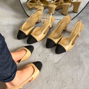 Chanel Slingback Flats Chanel Slingback Pumps And  Chanel Slingback Pumps Heels