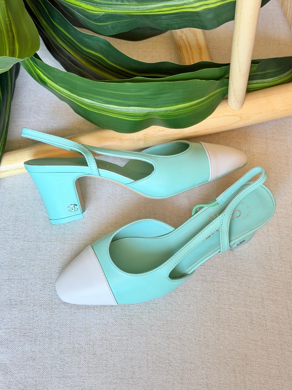 Chanel Lambskin Flats Chanel Slingback And Chanel Heeled Slingbacks - Image 6