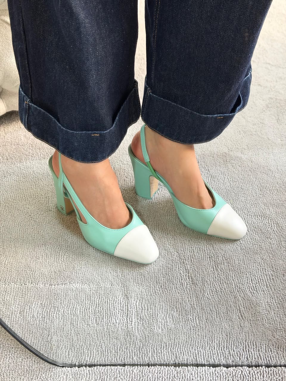 Chanel Lambskin Flats Chanel Slingback And Chanel Heeled Slingbacks - Image 8