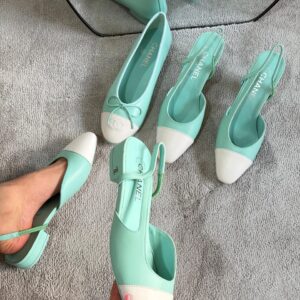 Chanel Lambskin Flats Chanel Slingback And Chanel Heeled Slingbacks