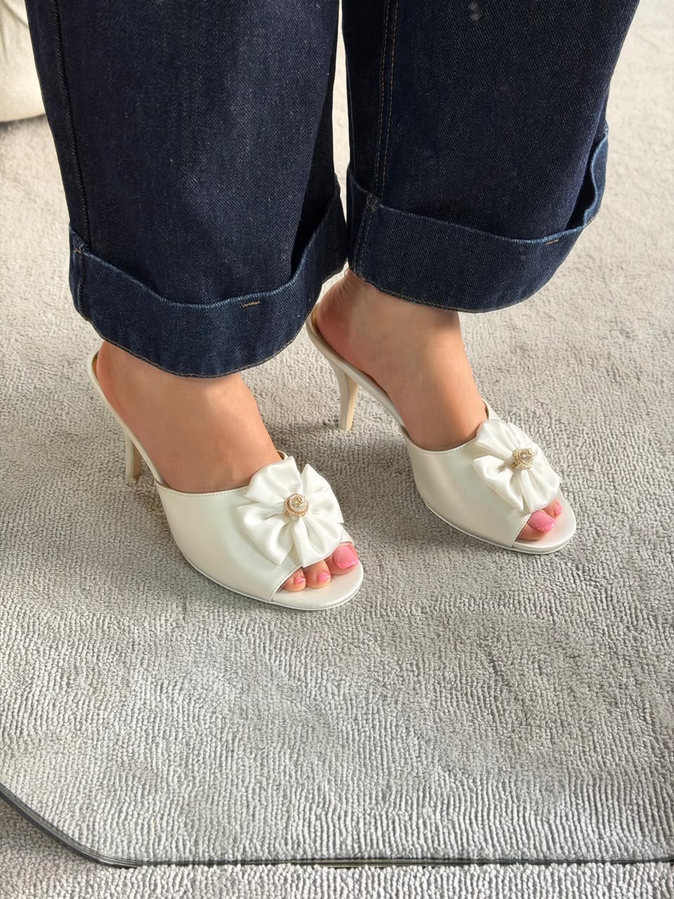 Dune London Marlena Appliqued Heel Sandals - Image 5
