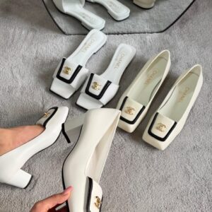 Chanel Turn-Lock Flat Chanel Pumps