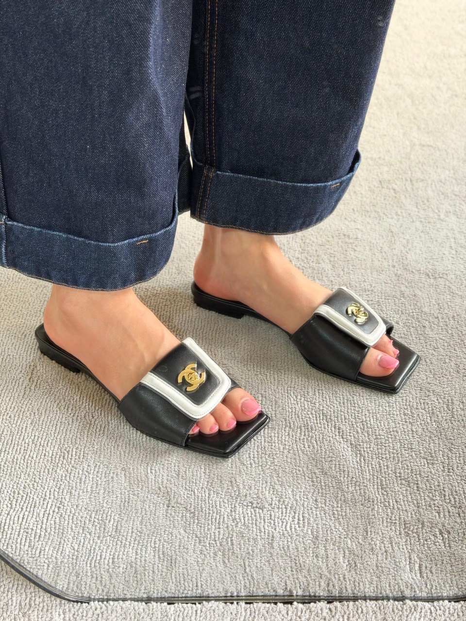 Chanel Turn-Lock Flat Chanel loafers And Chanel Pumps - Image 3