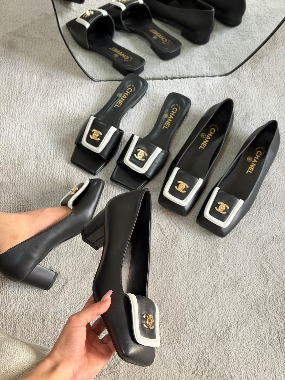 Chanel Turn-Lock Flat Chanel loafers And Chanel Pumps