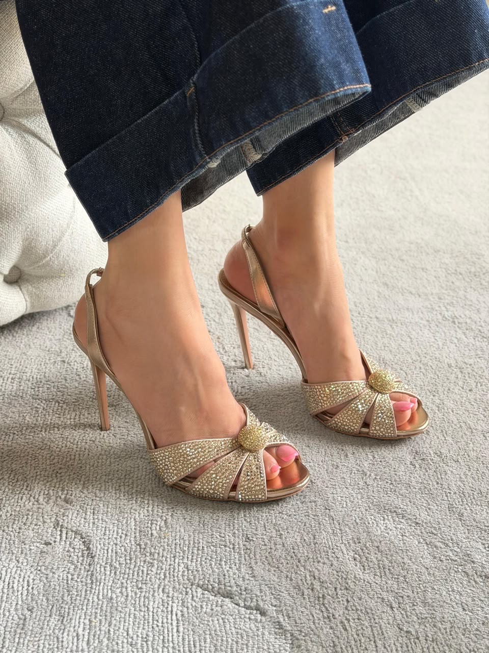 Aquazzura Italian Flirt 105 Sandals - Image 4